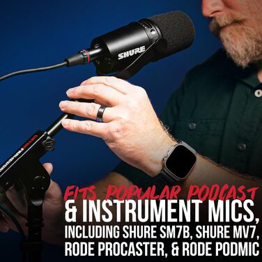 Мікрофонний стійка Gator Frameworks для бас-бочки та підсилювача з однією штангою (GFW-MIC-0851) з ваговою основою