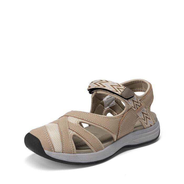 Жіночі сандалі Dream Pairs Outdoor для трекінгу та прогулянок, бежеві, 37 EU, з TPR підошвою та EVA устілкою