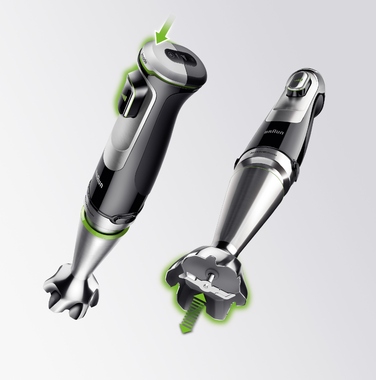 Занурювальний блендер Braun MultiQuick 9 MQ9187XLI 1200 Вт, чорний