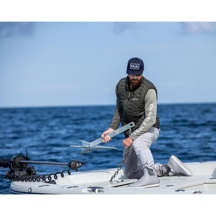 Жилет HUK Scale для чоловіків, утеплений, з DWR просоченням, для риболовлі (XXL, Zypressenlandung)
