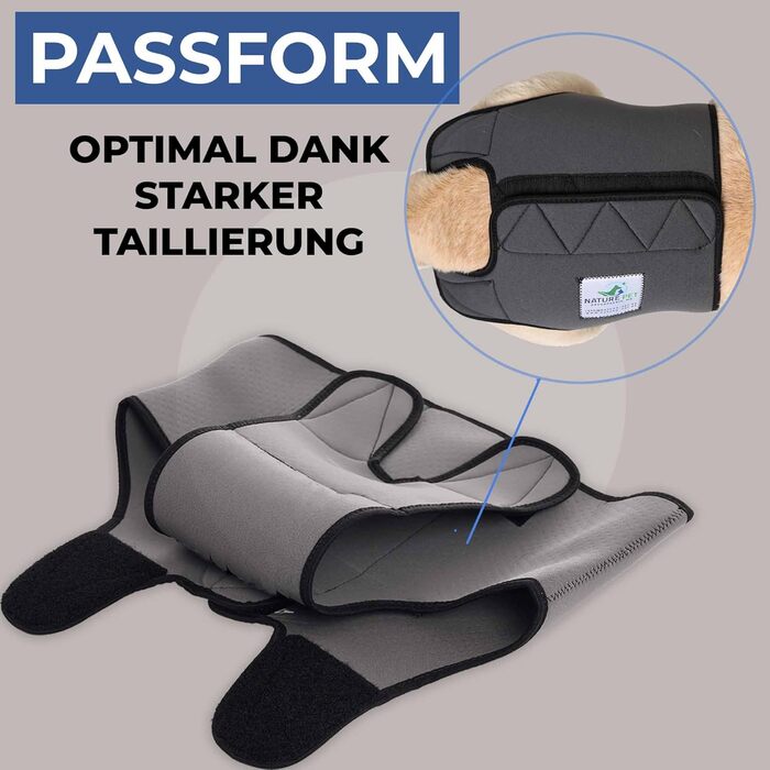 Incontinence pants for female dogs / Incontinence pants for male dogs / Dog protection pants made of high-quality, perforated neoprene, black, XS, (manufacturer size 1)