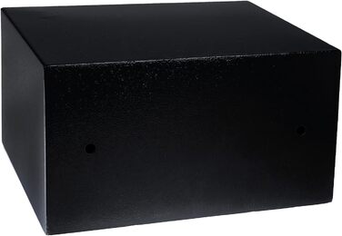Сейф для меблів HMF 49200-11 з ключем | Сейф для дому (31 x 17 x 19 см, Чорний)