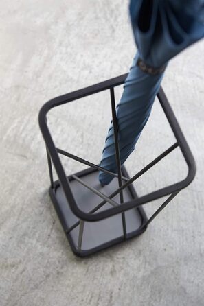 Підставка для парасольок YAMAZAKI Nine Square, сталева, біла, 17 x 17 x 45.5 см