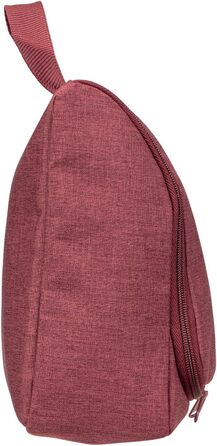 Сумка для туалетних аксесуарів Reisenthel Toiletbag XL Twist Maroon з гачком, водовідштовхувальне покриття