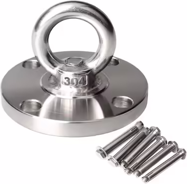 TSSS Heavy-Duty Ceiling Hook for Hammock, 500 kg Load Capacity, 304 Stainless Steel, Fixing Hook, Hanging Chair, Punching Bag Holder with Anchor Bolt