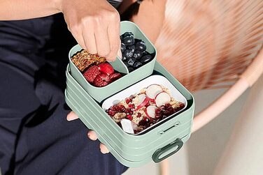 Mepal Bento Lunchbox Take A Break - ланчбокс з відділеннями 1500 мл (Old Nordic Blue)