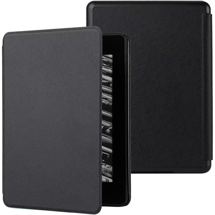 Чохол MOKASE для Kindle Paperwhite 5/6/7 (2012-2016), Black - Синтетична шкіра, Smart Sleep/Wake