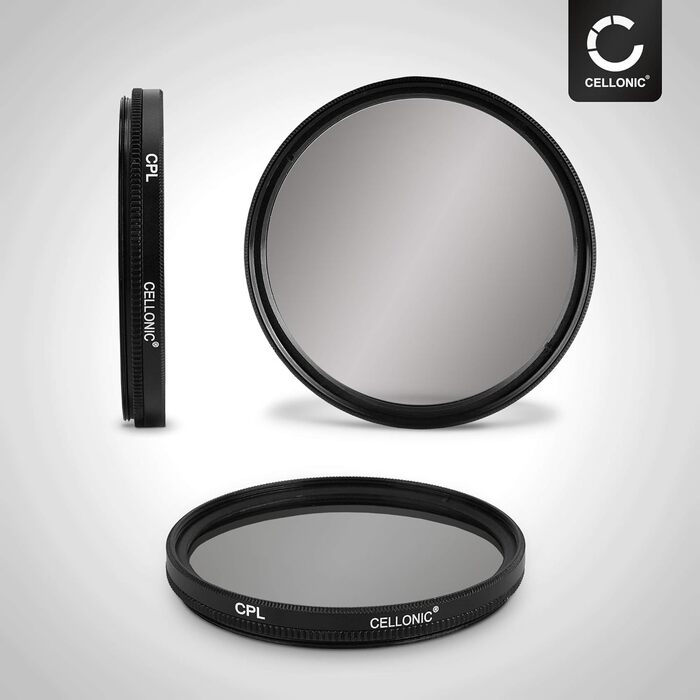 CPL фільтр для об'єктивів Nikon AF-S 24-85mm, 16-85mm, 18-105mm, 18-70mm, 18-135mm, 18-140mm з різьбою 67mm. Круглий поляризаційний фільтр (CPL)