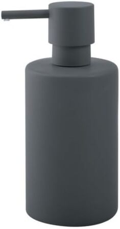 Дозатор для рідкого мила Spirella | Порцеляновий з нержавіючою помпою | 300 мл | Матовий сірий | Надійний та довговічний
