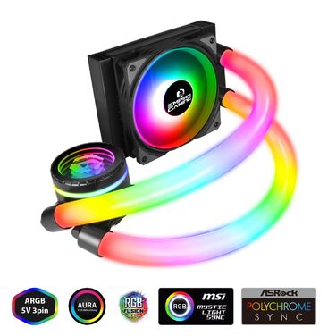 Система водяного охолодження EMPIRE GAMING Guardian G-V20 AIO для ПК - 240 мм, ARGB, Intel/AMD