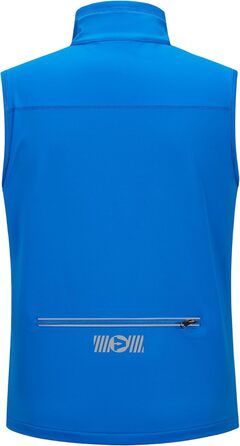 Чоловіча розтягувана жилетка Outdoor Ventures Softshe - водонепроникна, вітрозахисна, для їзди на велосипеді, M, середньо-блакитна