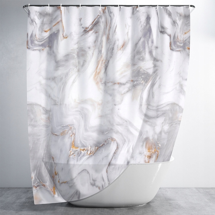 Штора для душу вінілова Vilde 180 x 180 см