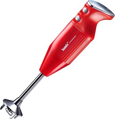 Bamix Stabmixer Set M350 MAXX: Блендер занурювальний, швейцарський, 350 Вт, 2 швидкості, набір з насадками (м'ясорубка, овочерізка, вінчик, диск)