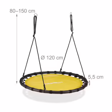 Relaxdays Nest Swing 120cm