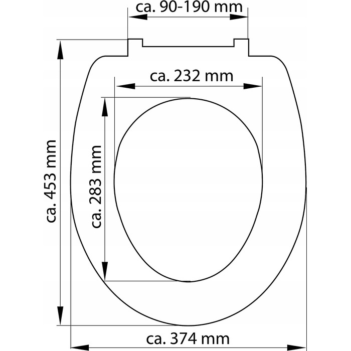 Сидіння для унітаза Schütte 82302, сірий дуропласт