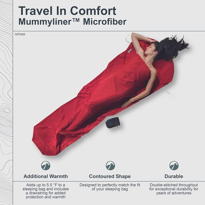 Спальний мішок-вкладиш Cocoon MummyLiner з мікрофібри