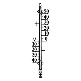 Lantelme Garden Thermometer Metal 41cm Long | Analog Temperature -40 to 50°C | Thermometer for Garden, Outdoor Wall Thermometer for House | Also for Indoors as a Room Indoor Thermometer, xxl Large (41cm Metal)