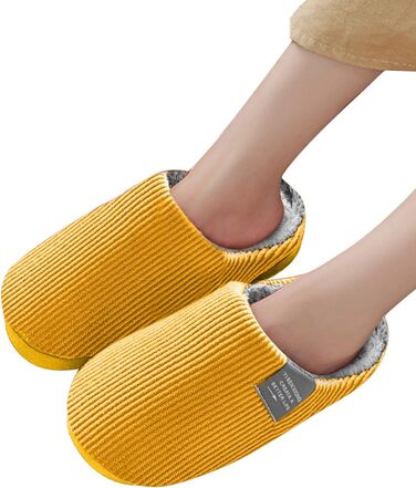 Теплі жіночі та чоловічі халапи з плюшу - халапи для дому та вулиці, унісекс, жовтий (#07), розмір 40 EU