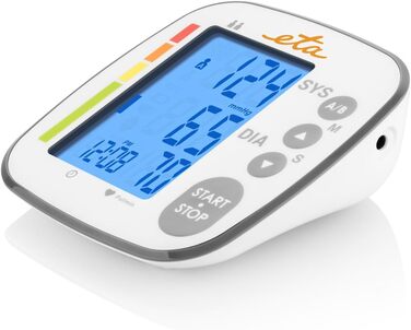 Тонометр на плече ETA для 2 осіб, пам'ять 2x250 записів