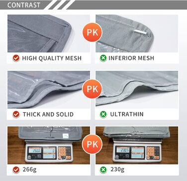 zebricolo 2 Pieces, storage handbags, large, bag storage, space-saving, handbag organizer, grey, handbag storage 2 PCS Storage Handbags-8 Pockets-grey