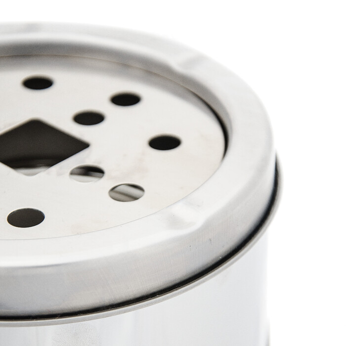 Relaxdays Stainless Steel Cup Holder, 37 cm