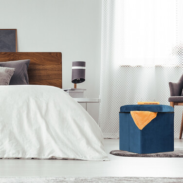 Relaxdays Ottoman з місцем для зберігання речей