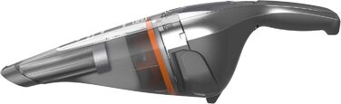 Акумуляторний пилосос ручний BLACK+DECKER Dustbuster NVC220WBC 7.2V (1.5Ah), сірий металік, 385 мл, без мішка, з насадкою для щілин та док-станцією