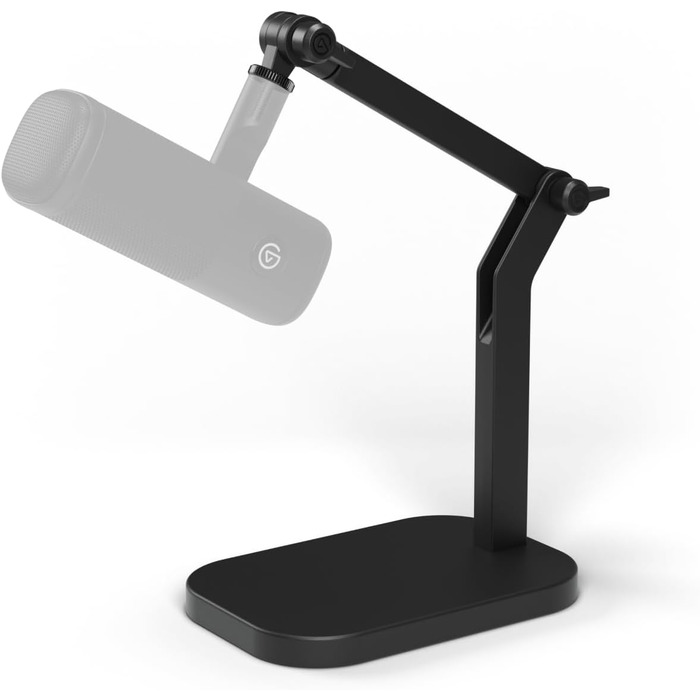Elgato Wave Desk Stand: Регульована підставка для мікрофона, сумісна з HyperX, Rode, Fifine, Shure та іншими. Підходить для запису та подкастингу.