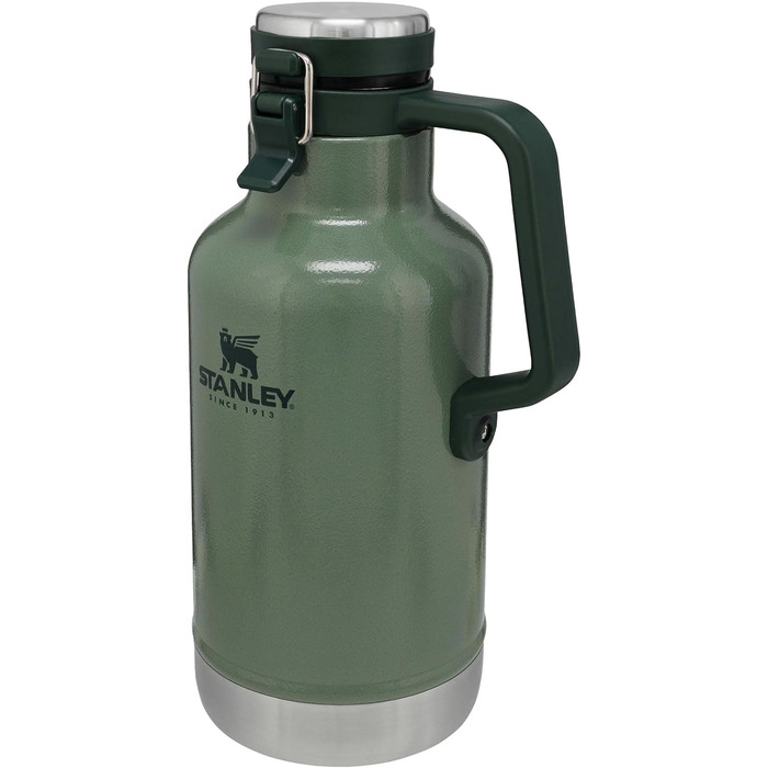Термос-термокана Stanley Classic Easy-Pour 1.9л, нержавіюча сталь, зелений, для напоїв, витримує 24 години, витримує миття в посудомийній машині