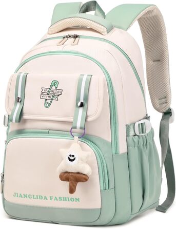 Дитячий рюкзак IvyH для дівчаток - стильний шкільний рюкзак, водонепроникний, великий, для 3-6 класів, фіолетовий