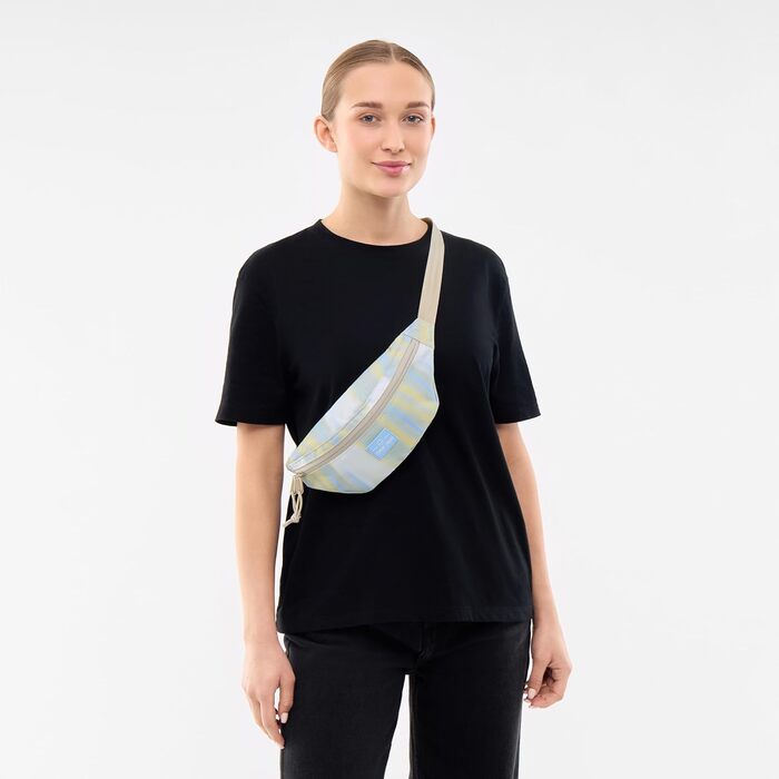 JOHNNY URBAN: поясна/грудна сумка Erik Small (смугаста пісок) - водонепроникна, для чоловіків та жінок