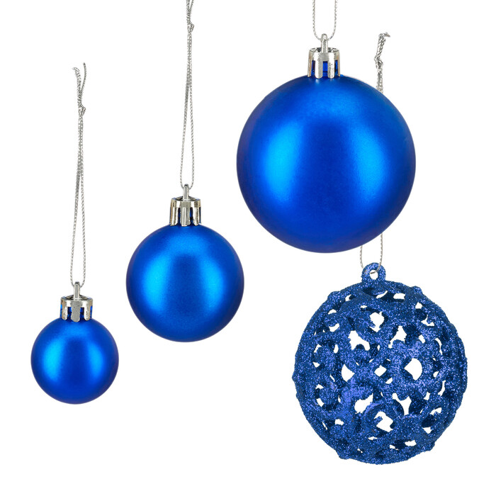 Relaxdays Set of 50 Christmas Baubles