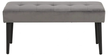Оббита лава Actona без сховку, 95 x 45 x 38 см, сіра