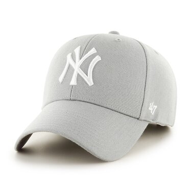 Кепка бейсболка New York Yankees MLB регульована, сіра (офіційна ліцензія)