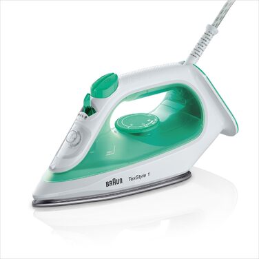 Праска Braun TexStyle 1 SI1019RD: потужна та зручна для дому, 1.9 кВт, 120 г/хв, антипригарна підошва, підходить для водопровідної води