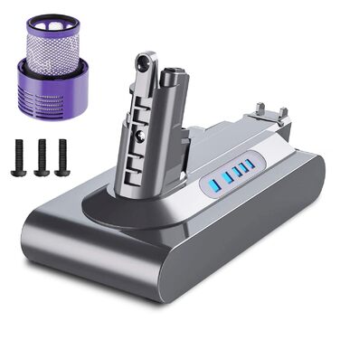 Замінний акумулятор V10 6000mAh для пилососів Dyson V10, SV12 Animal Absolute Motörhead Fluffy Total Clean (Не сумісний з Dyson SV10)