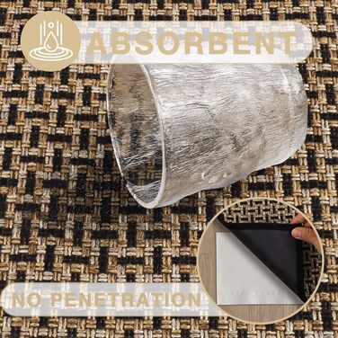 При Entrance килимок для входу LEKEEPGO 60x90 см, протиковзний вологопоглинаючий килим для дому та дверей, чорний