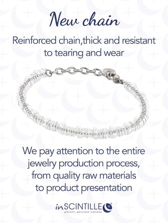 Чоловічий браслет на руці з нержавіючої сталі з шайбами та болтами, регульована довжина 18-21 см з подарунковою коробкою (сріблястий)