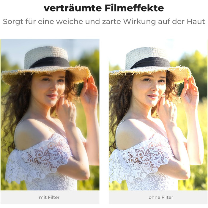 Фільтр K&F Concept 77mm Black Mist 1/4 та ND2-ND400 2-в-1 (Nano-Xcel Series)