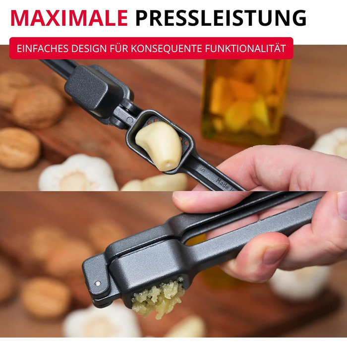 Прес для часнику Westmark Biopress Black Edition з алюмінію (сірий)