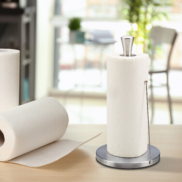 Relaxdays freestanding kitchen roll holder