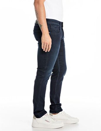 Чоловічі джинси Replay Anbass Slim-Fit з еластичним комфортом (29W / 32L, темно-сині 007-5)