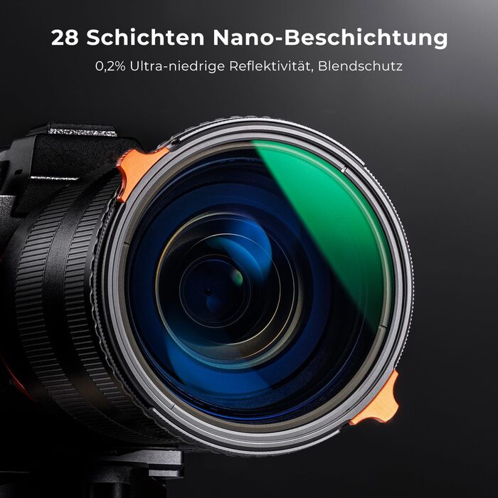 Фільтр K&F Concept Nano-X 37mm 2-в-1: ND та CPL (ND4-ND64)
