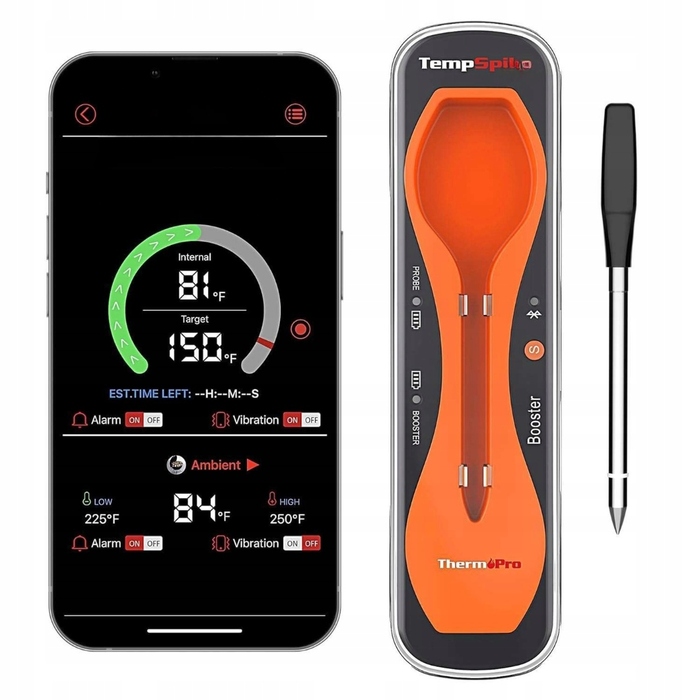 Бездротовий термометр для м'яса та гриля ThermoPro з Bluetooth-зондом та таймером