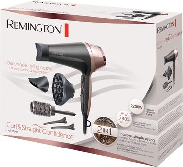 Випрямляч та завивачка для волосся Remington Curl/Straight Confidence 2in1 S6606B [Amazon Exclusive]
