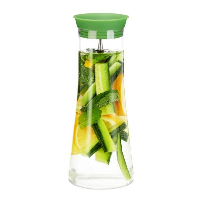 Relaxdays Glass Giraffe 1L Cylindrical