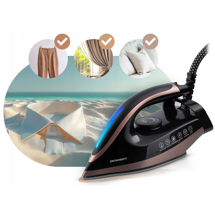 Парова станція-генератор Berdsen, 3000 Вт, з міцним керамічним покриттям