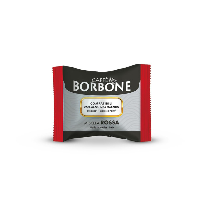 Кава в капсулах Caffè Borbone Rossa (Червона суміш) для Lavazza Espresso Point, 100 шт