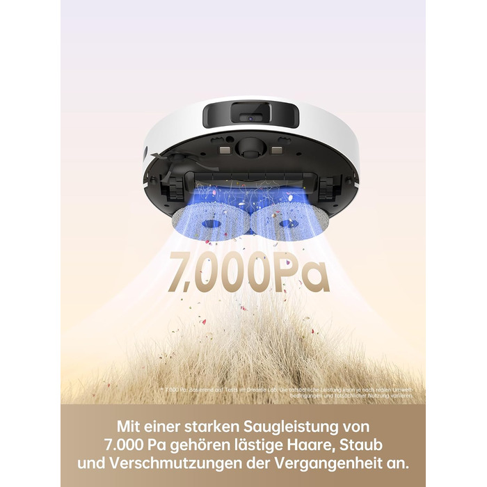 Робот-пилосос Dreame L10s Pro Gen2: 13000 Па, DuoBrush для шерсті тварин, суха та волога прибирання, LDS-навігація, 5200 mAh