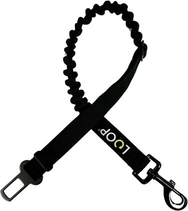 Ремінь безпеки для собак Loop на заднє сидіння авто, з карабіном, регульована довжина 60-80 см, аксесуар до килимка для собак Loop-SR1000